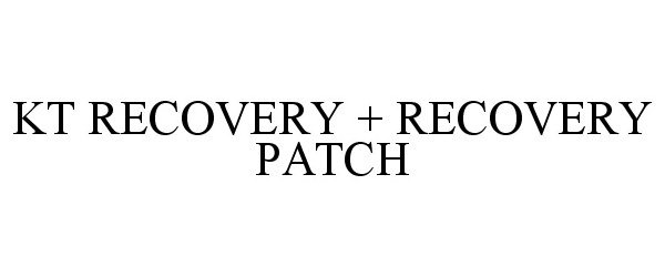  KT RECOVERY + RECOVERY PATCH