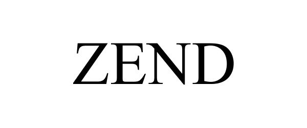 Trademark Logo ZEND