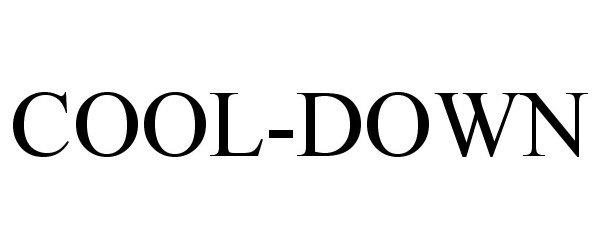 Trademark Logo COOL-DOWN