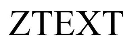 Trademark Logo ZTEXT