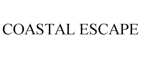 Trademark Logo COASTAL ESCAPE