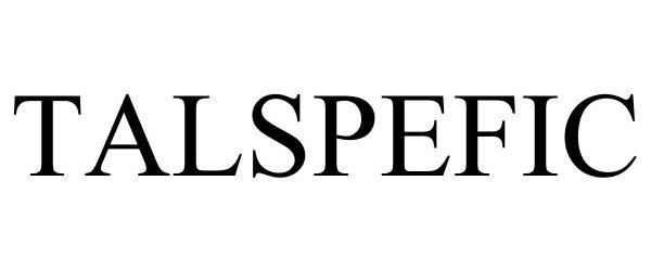 Trademark Logo TALSPEFIC