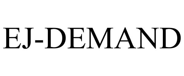 Trademark Logo EJ-DEMAND