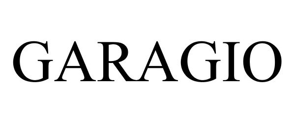 Trademark Logo GARAGIO