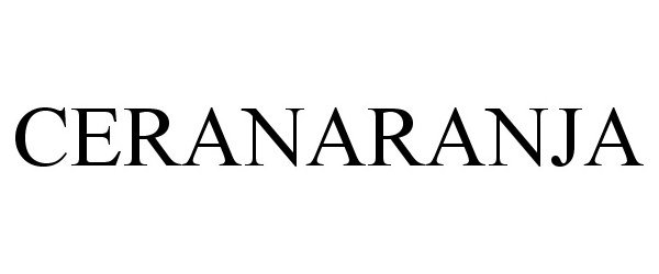 Trademark Logo CERANARANJA