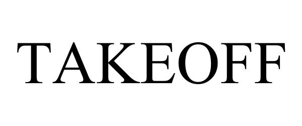 Trademark Logo TAKEOFF