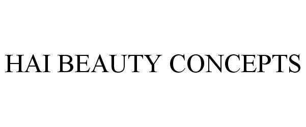  HAI BEAUTY CONCEPTS