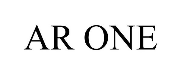 Trademark Logo AR ONE