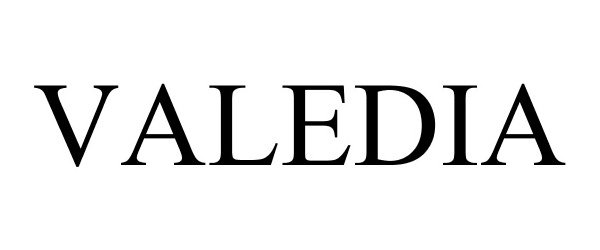 Trademark Logo VALEDIA
