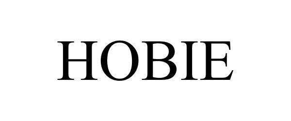 Trademark Logo HOBIE