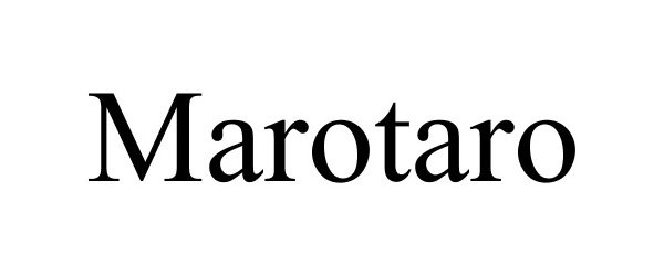 Trademark Logo MAROTARO