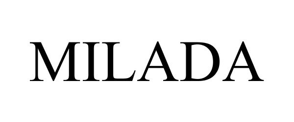 Trademark Logo MILADA