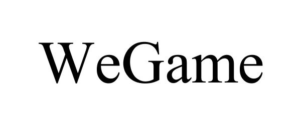 Trademark Logo WEGAME