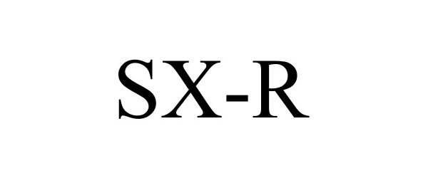 Trademark Logo SX-R