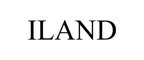 Trademark Logo ILAND