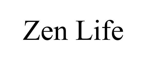 Trademark Logo ZEN LIFE