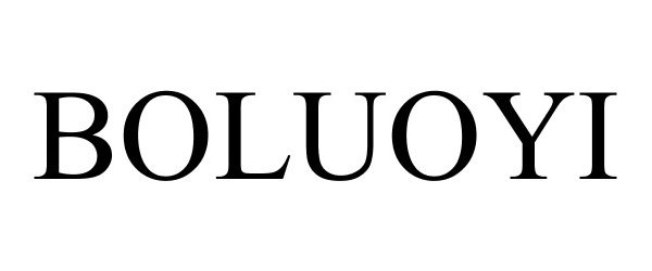 Trademark Logo BOLUOYI