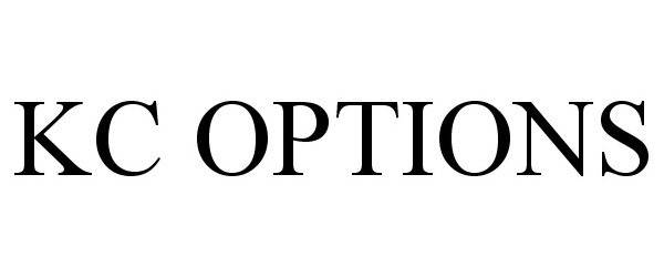 Trademark Logo KC OPTIONS