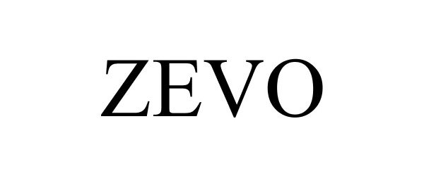 Trademark Logo ZEVO