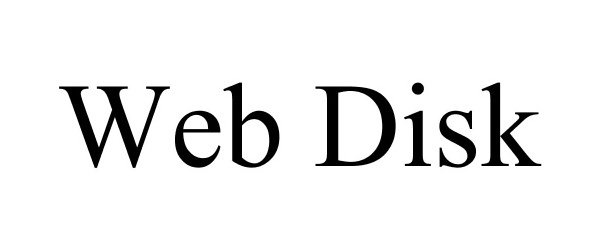  WEB DISK