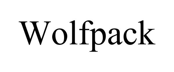 Trademark Logo WOLFPACK