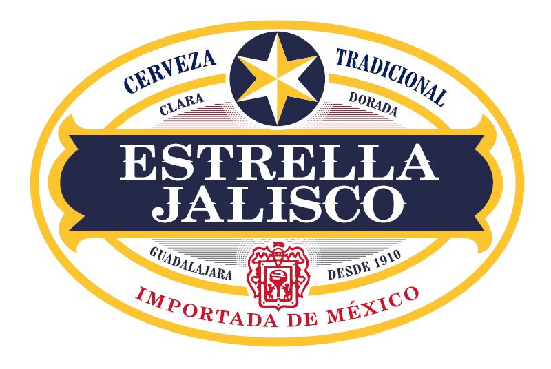  CERVEZA TRADICIONAL CLARA DORADA ESTRELLA JALISCO GUADALAJARA DESDE 1910 IMPORATADA DE MEXICO