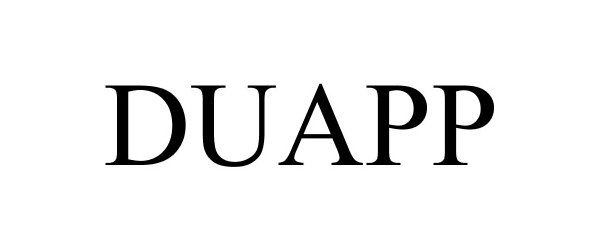 Trademark Logo DUAPP