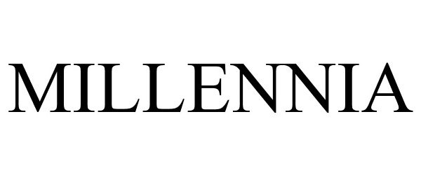 Trademark Logo MILLENNIA