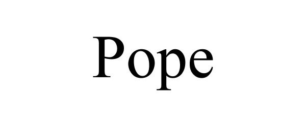 Trademark Logo POPE