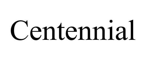 Trademark Logo CENTENNIAL