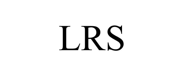 Trademark Logo LRS