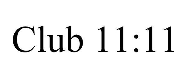 Trademark Logo CLUB 11:11