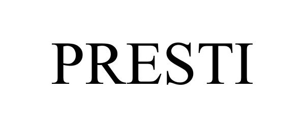 Trademark Logo PRESTI