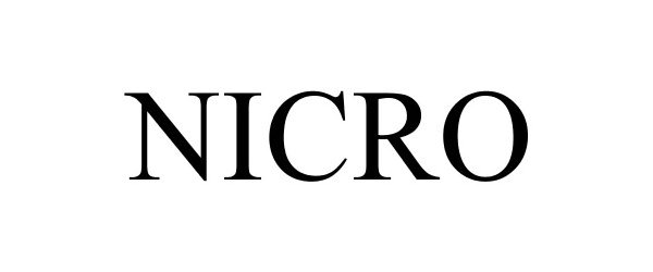  NICRO