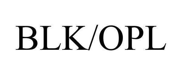 Trademark Logo BLK/OPL