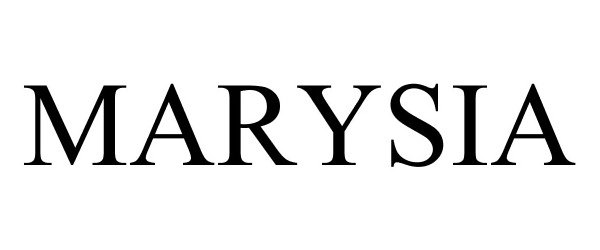 Trademark Logo MARYSIA