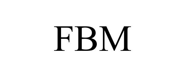 Trademark Logo FBM