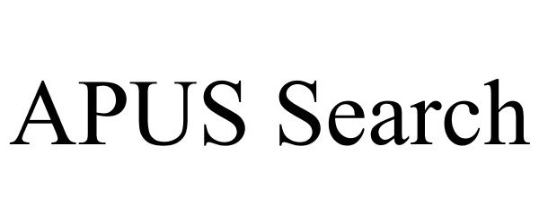 Trademark Logo APUS SEARCH