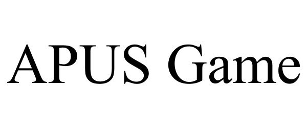 Trademark Logo APUS GAME