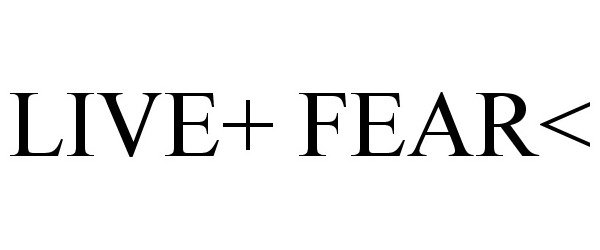  LIVE+ FEAR&lt;