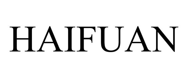 Trademark Logo HAIFUAN