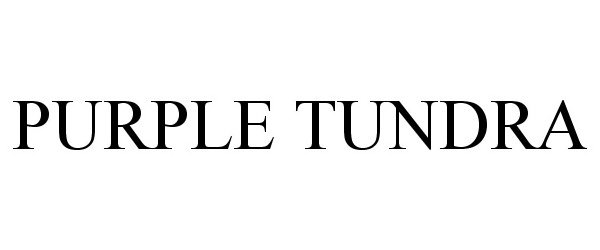 Trademark Logo PURPLE TUNDRA