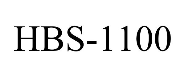 Trademark Logo HBS-1100