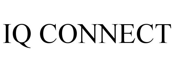 Trademark Logo IQ CONNECT