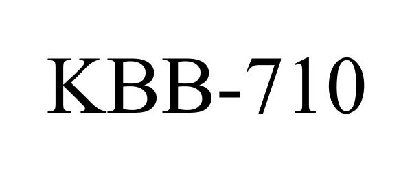 Trademark Logo KBB-710