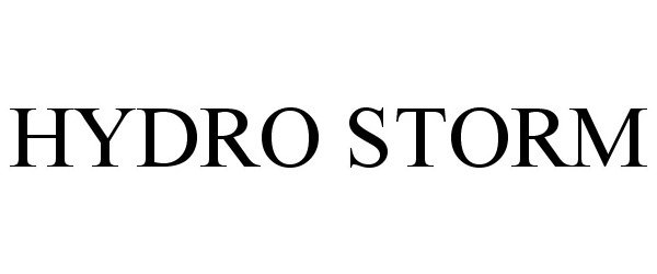 Trademark Logo HYDRO STORM