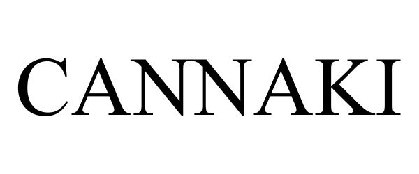 Trademark Logo CANNAKI