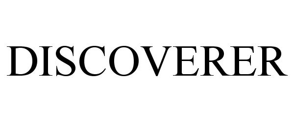 Trademark Logo DISCOVERER