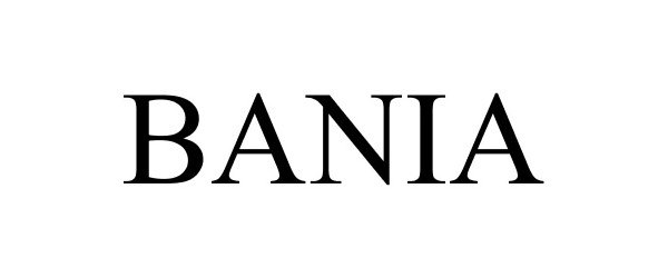  BANIA