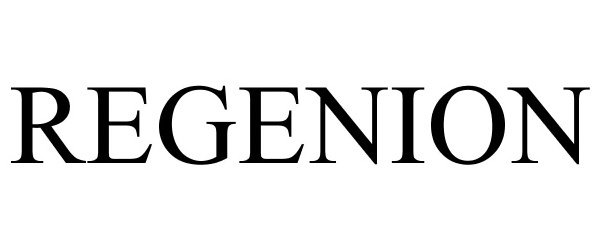 Trademark Logo REGENION